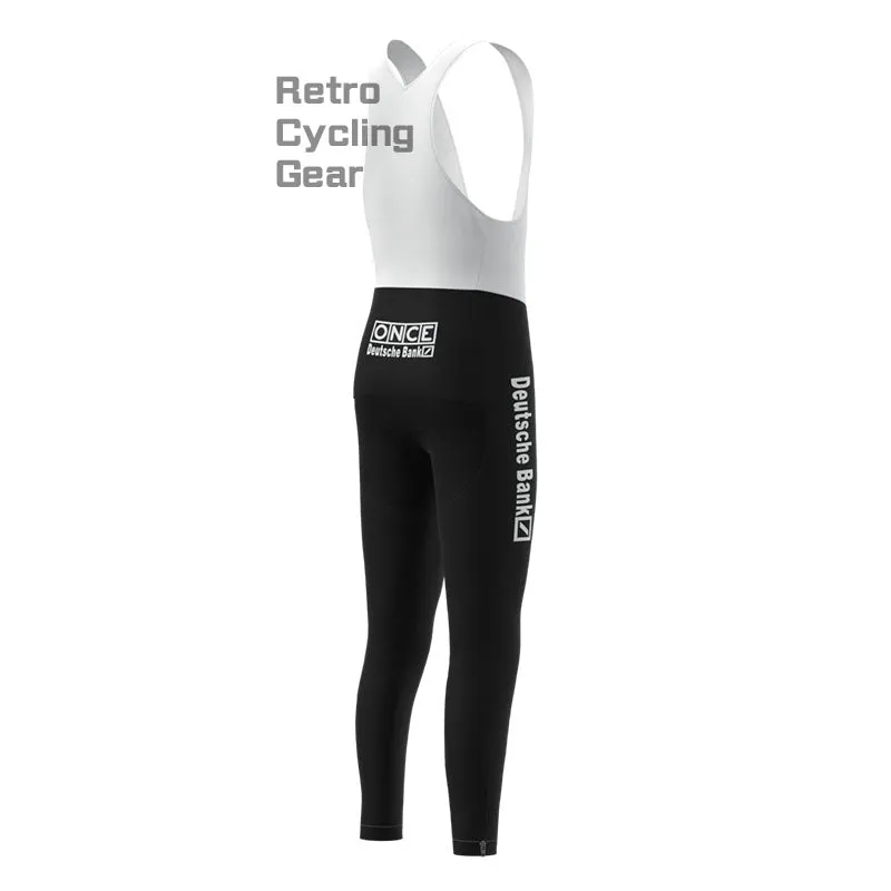 90s ONCE Fleece Retro Cycling Bib Pants