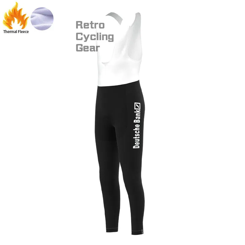 90s ONCE Fleece Retro Cycling Bib Pants