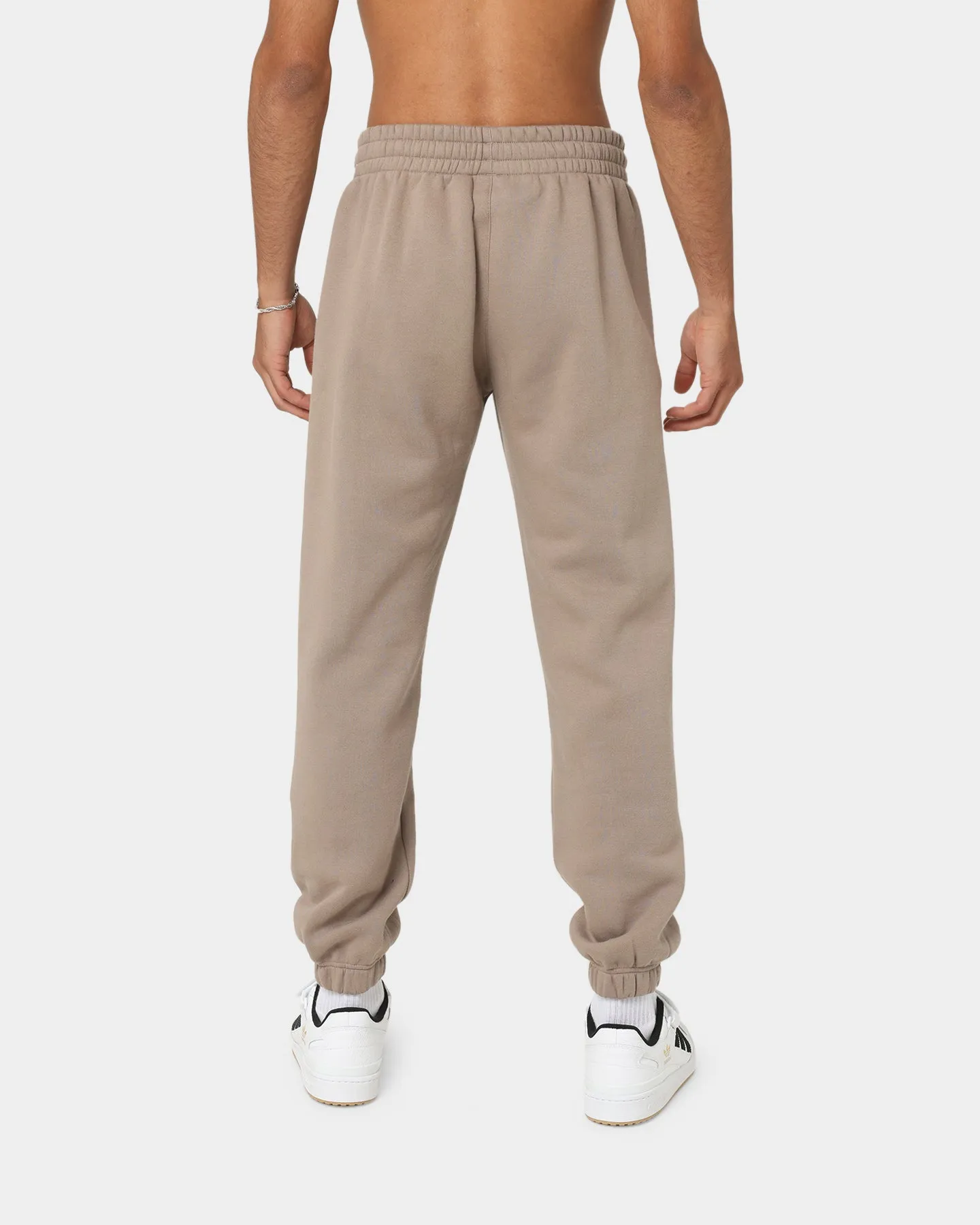 Adidas Trefoil Linear Sweat Pants Brown