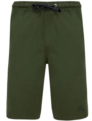 Bantam Cotton Jersey Lounge Pyjama Shorts In Duffle Bag Green - Tokyo Laundry