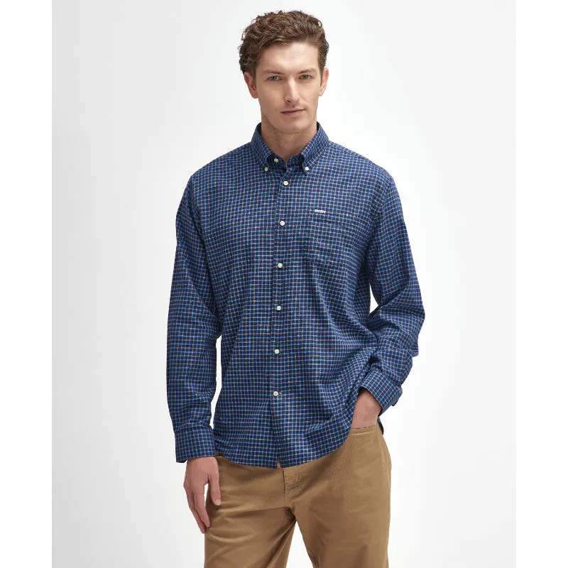 Barbour Preston Regular Fit Mens Shirt - Dark Navy