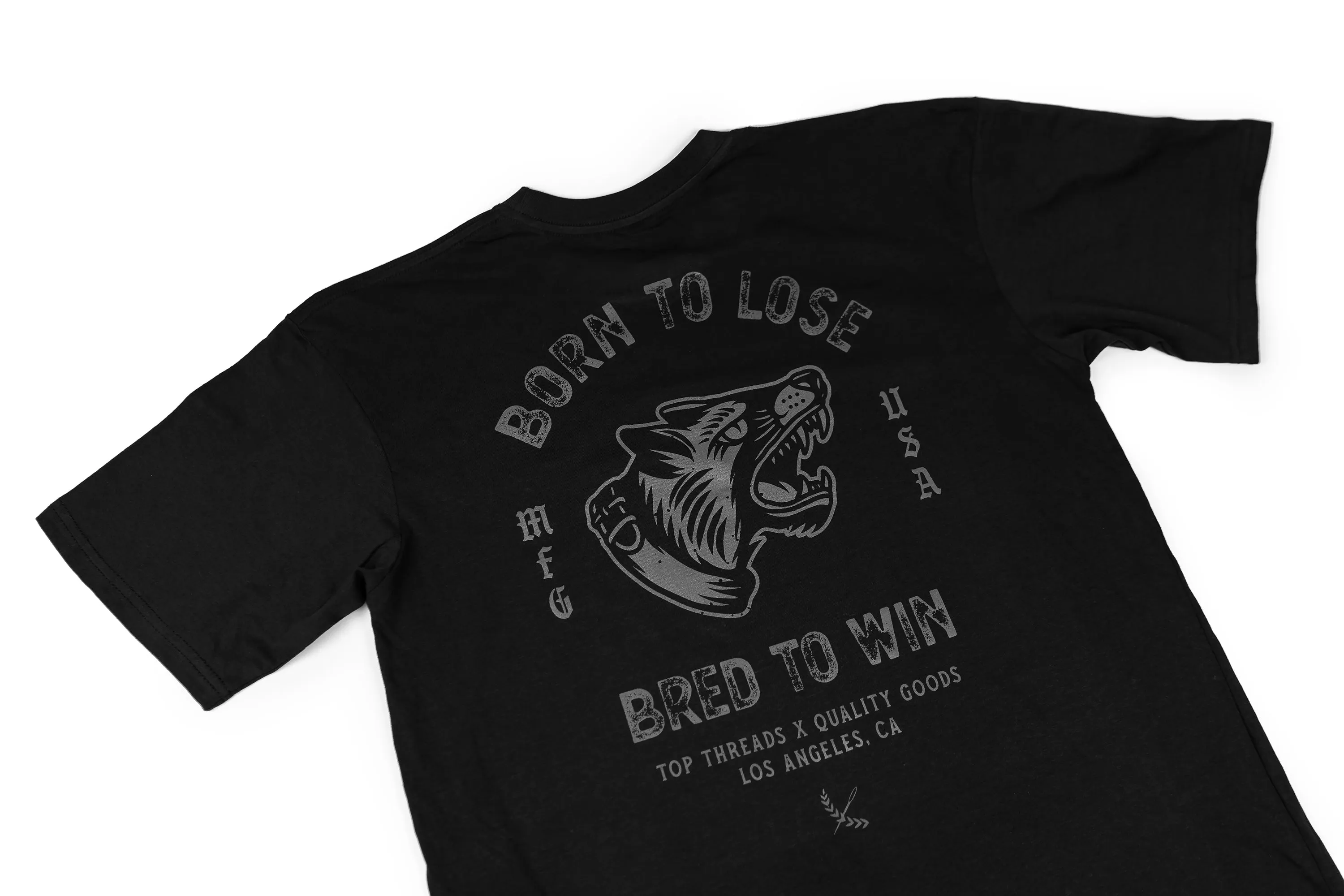 BORN TO LOSE TEE - BLACK/BLACK