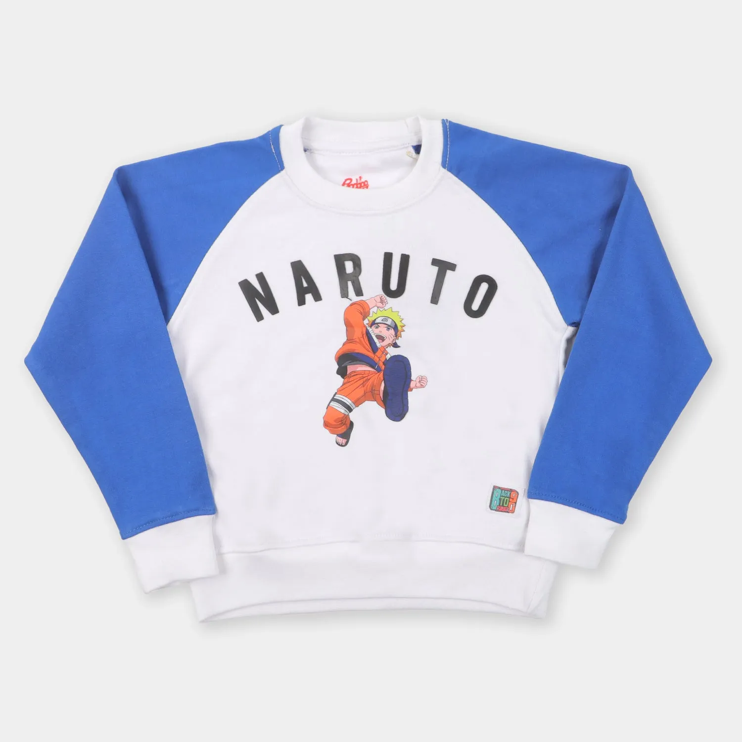 Boys Sweatshirt Character- Blue/White