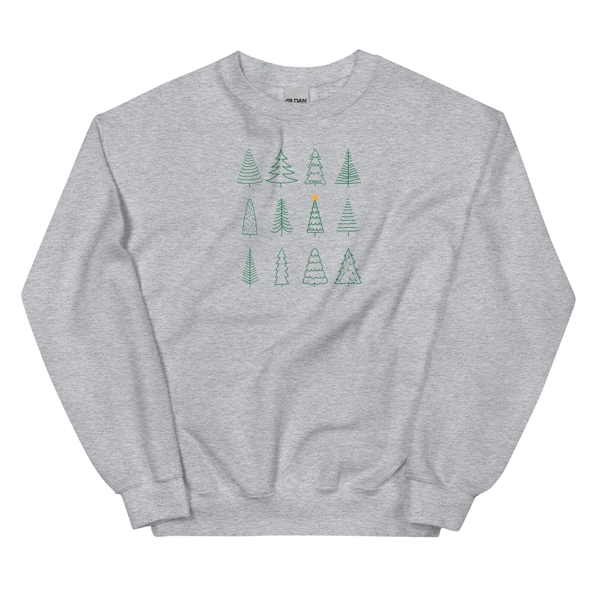 Christmas Trees Crewneck Sweatshirt