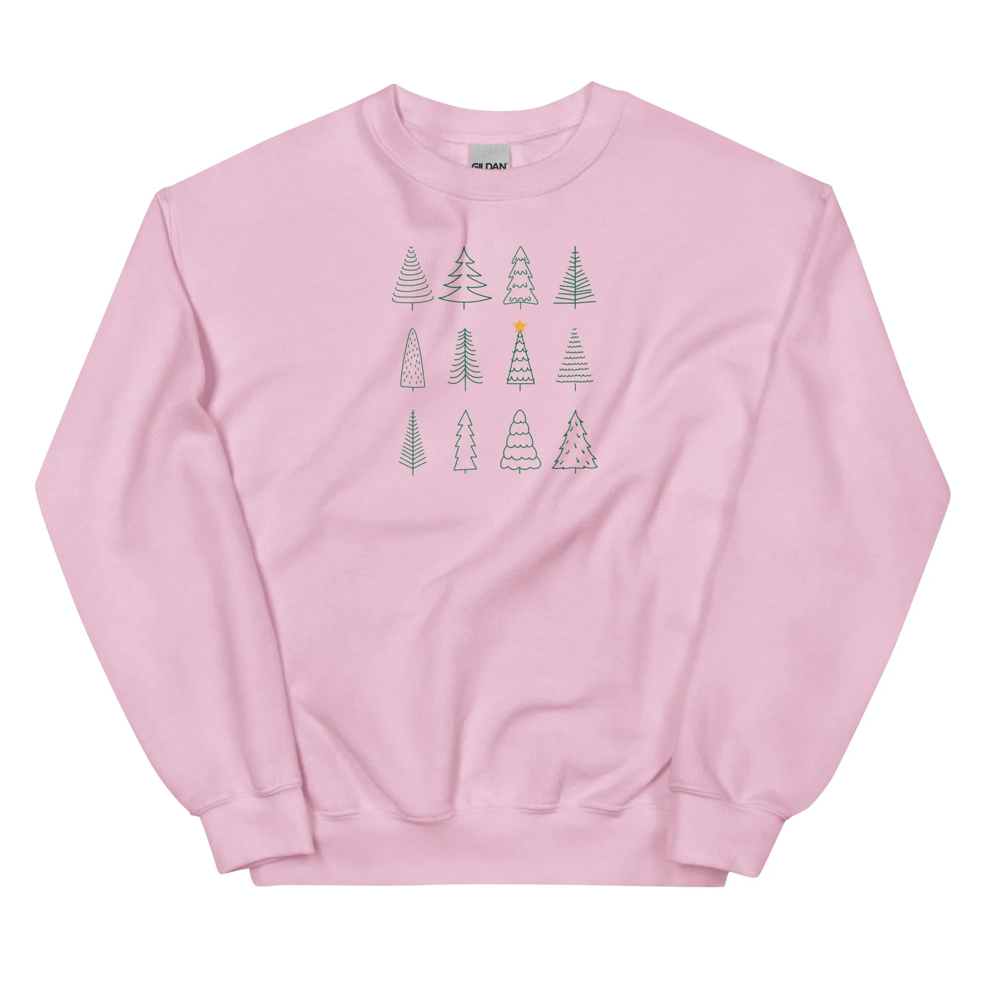 Christmas Trees Crewneck Sweatshirt