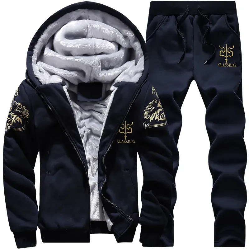 CLASSILAL Warm Winter Hoodie and Pants Set