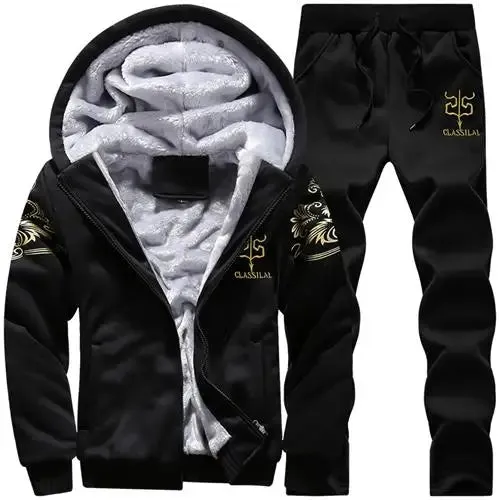 CLASSILAL Warm Winter Hoodie and Pants Set