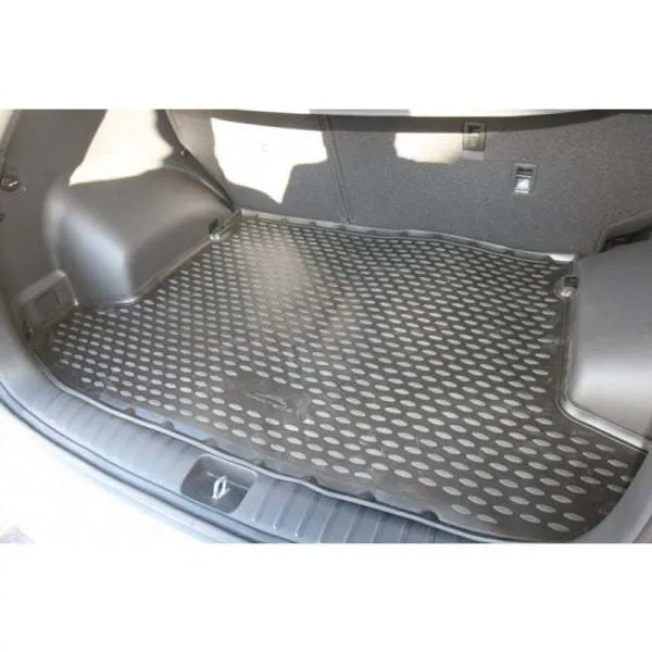 Custom Moulded Boot Liner Suits Hyundai Grand Santa Fe 7-Seater 2013-1/2024 Black Cargo Mat Long EXP.NLC.20.58.G13