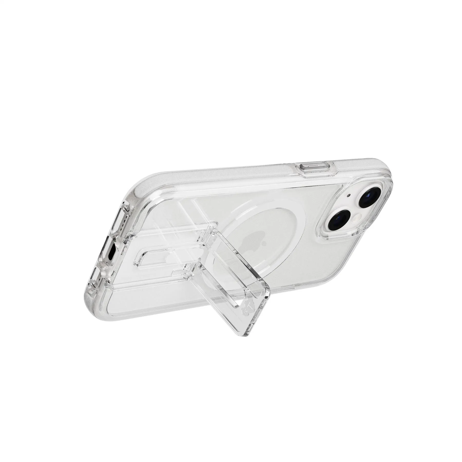 EvoCrystal Kick - Apple iPhone 15 Case MagSafe® Compatible - White