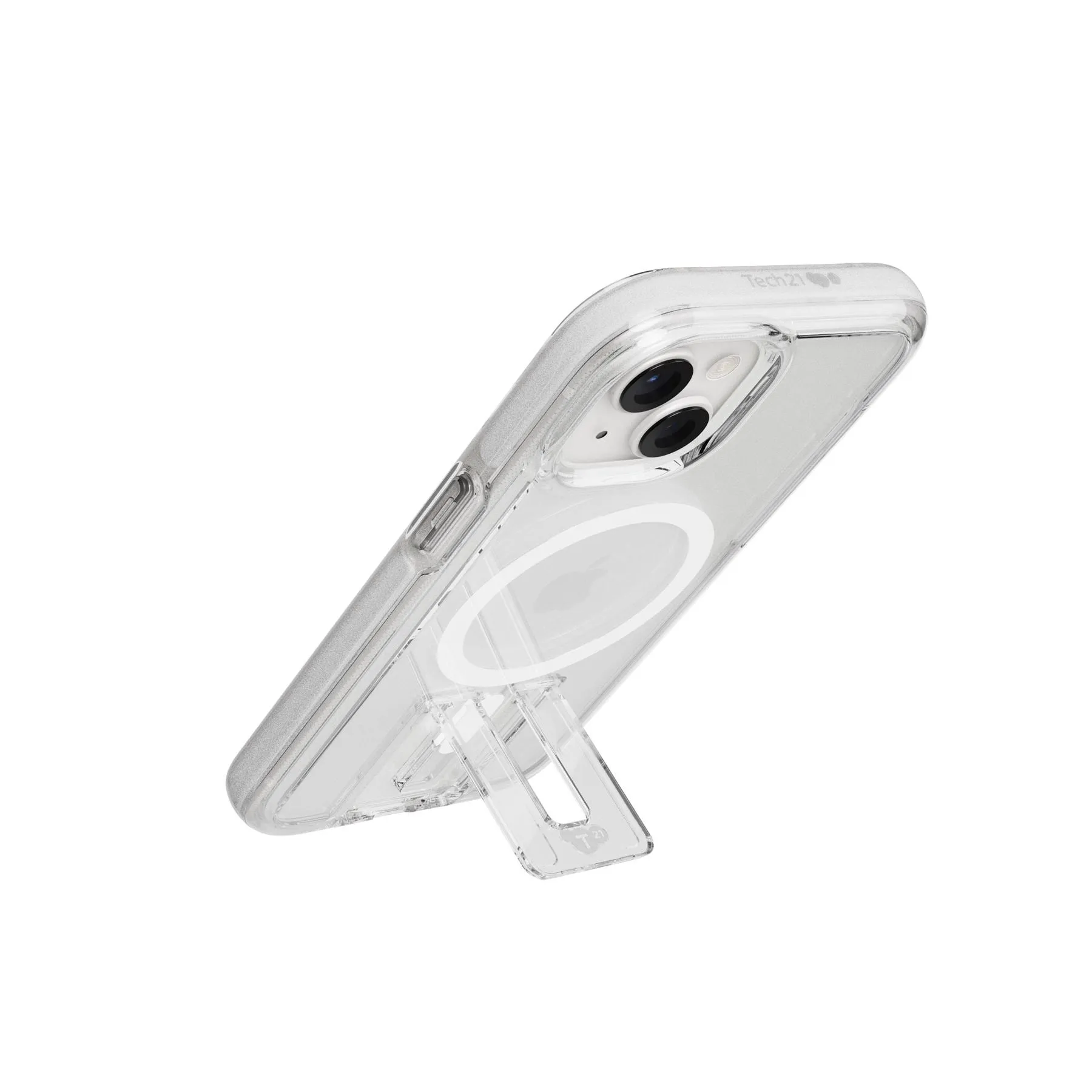 EvoCrystal Kick - Apple iPhone 15 Case MagSafe® Compatible - White