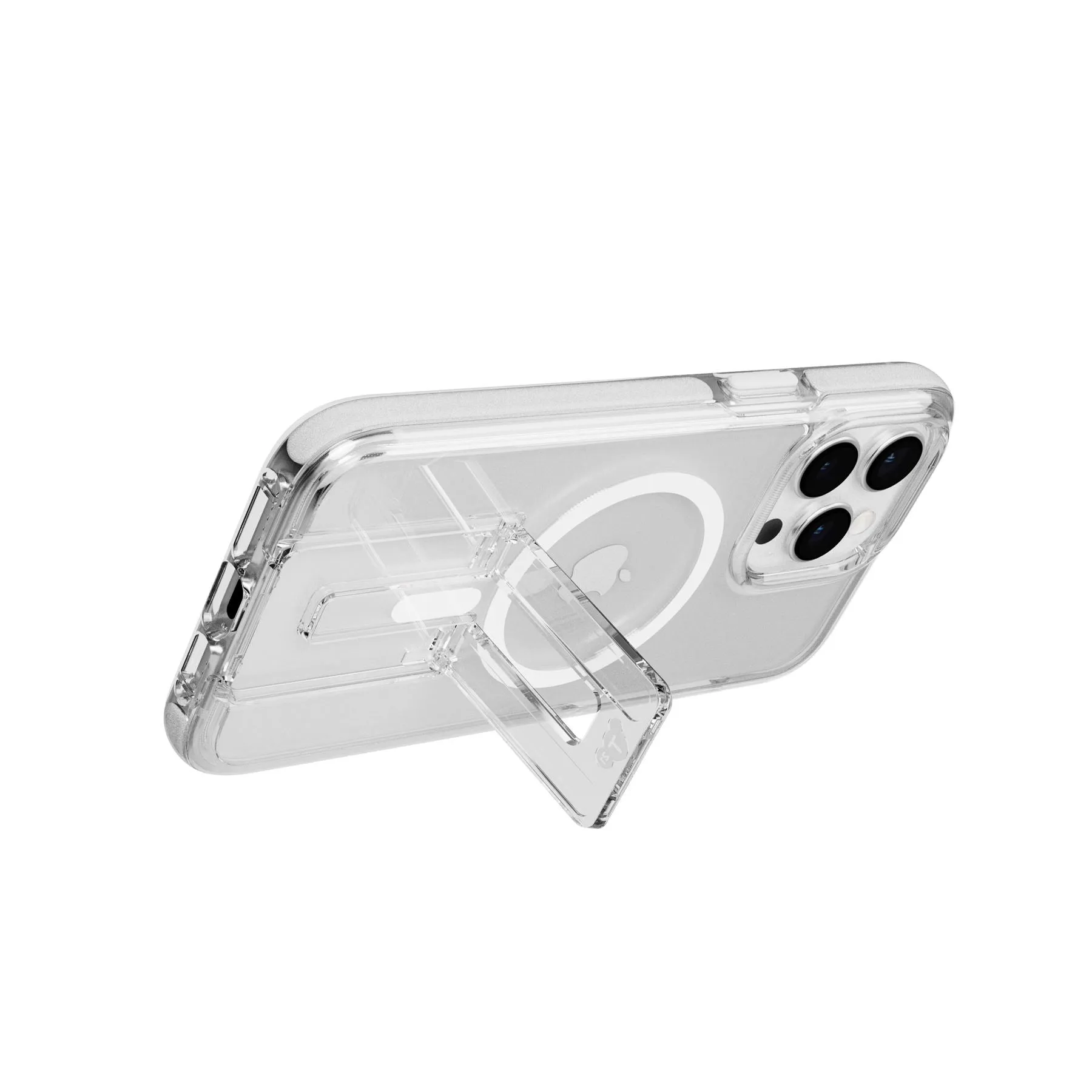 EvoCrystal Kick - Apple iPhone 15 Pro Max Case MagSafe® Compatible - White