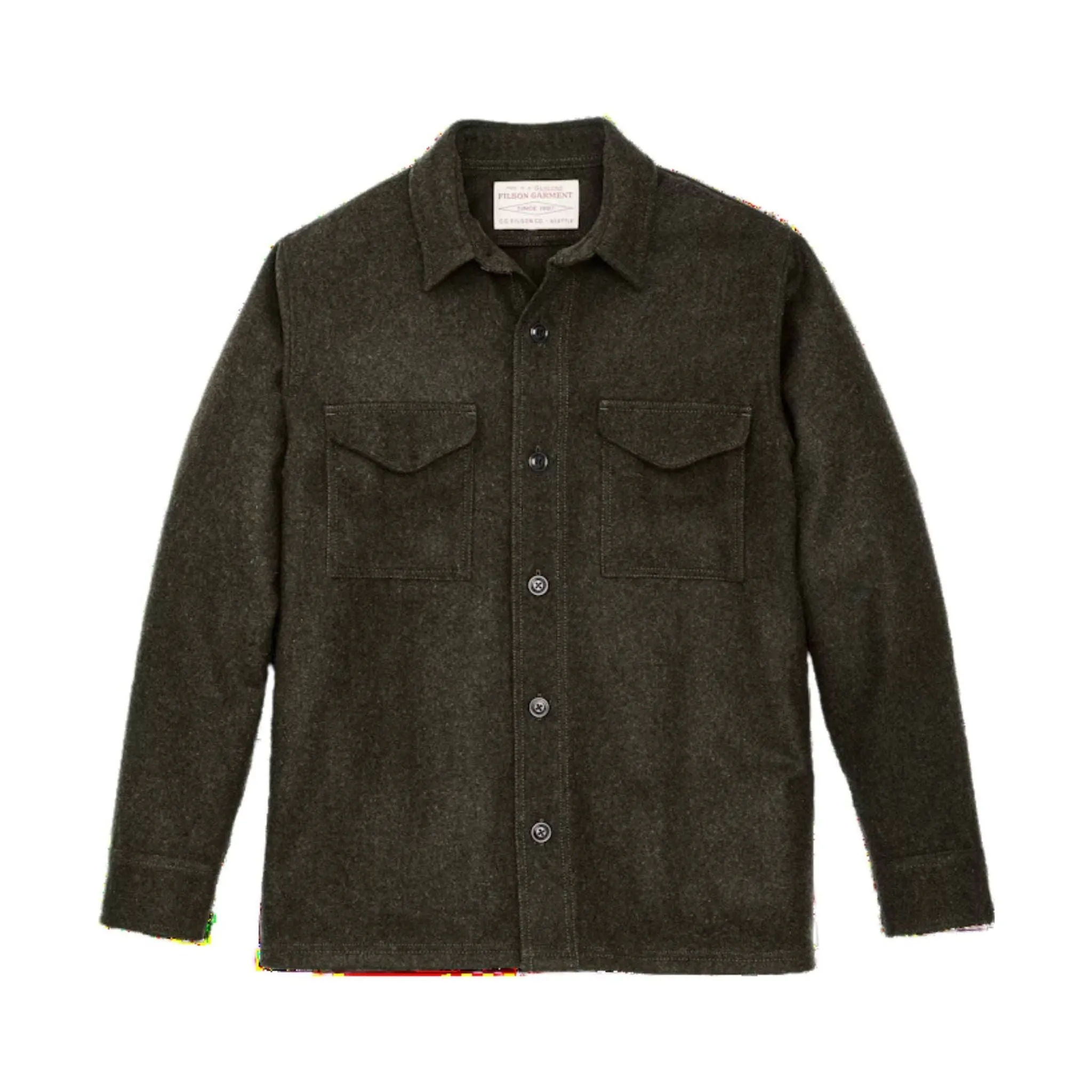 Filson Men's Wool Jac Shirt - Forest Green