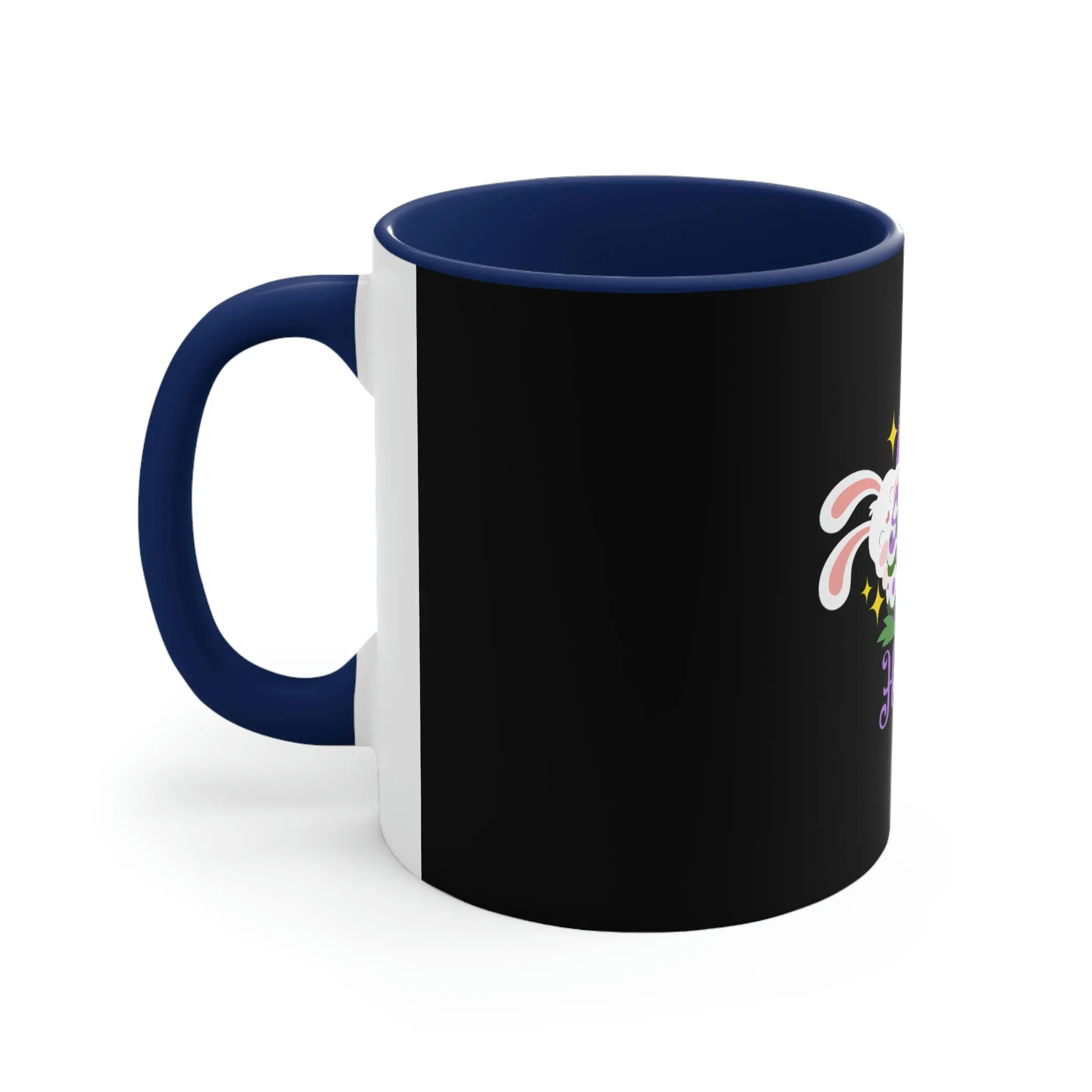 Genderqueer Flag Accent Coffee Mug Easter Festival - Happy Easter 2023