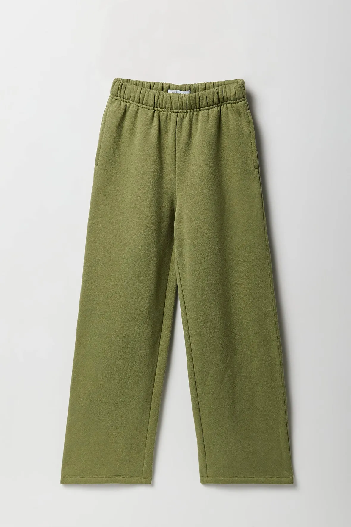 Girls Wide Leg Fleece Sweatpant