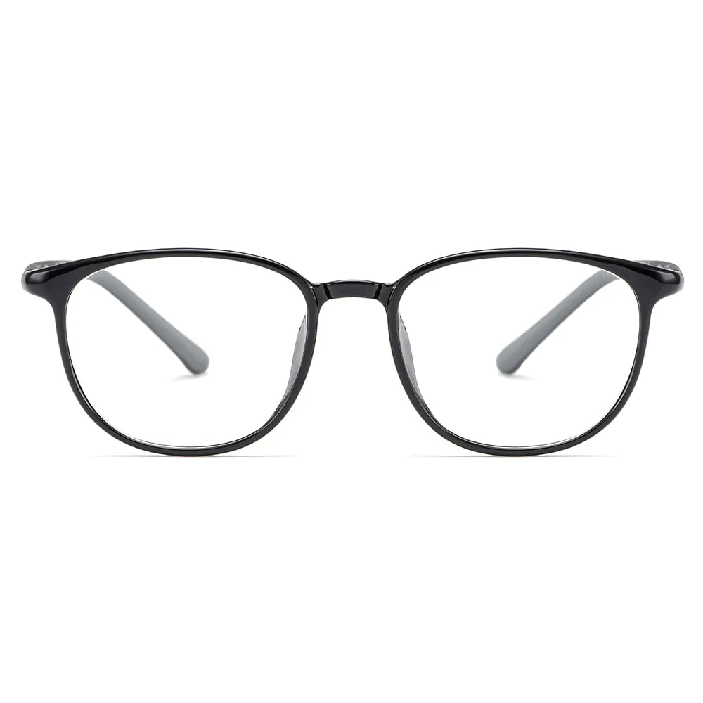 Gmei Women's Eyeglasses Ultralight Tr90 Plastic Round M2064