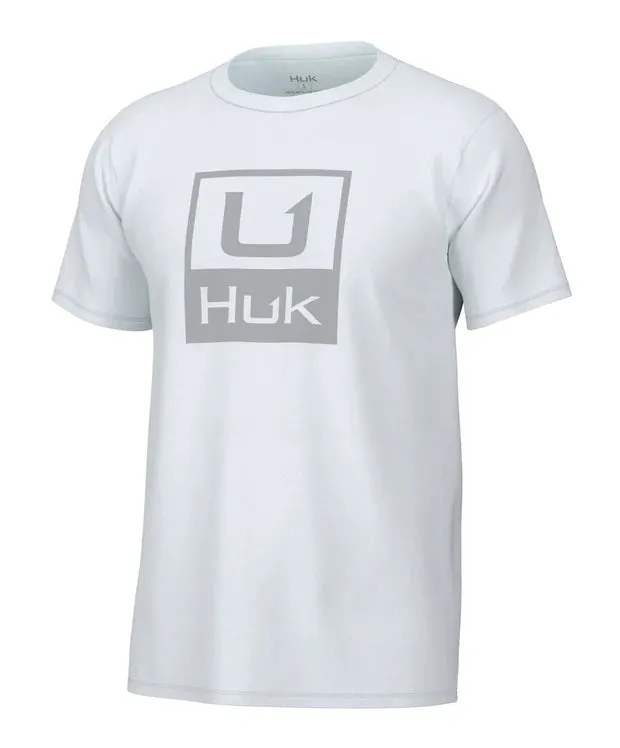 Huk Stacked Logo Tee