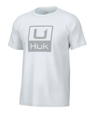 Huk Stacked Logo Tee