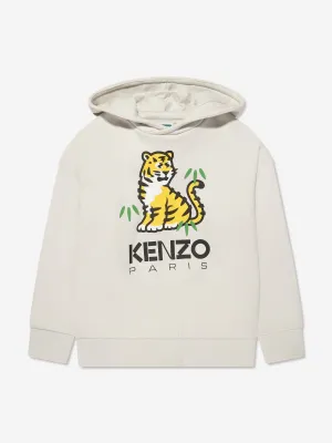 KENZO Boys Kotora Hoodie in Stone