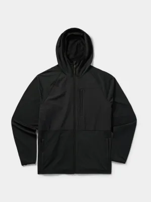 M's Lightweight Grid Tech Fleece Full Zip - Black