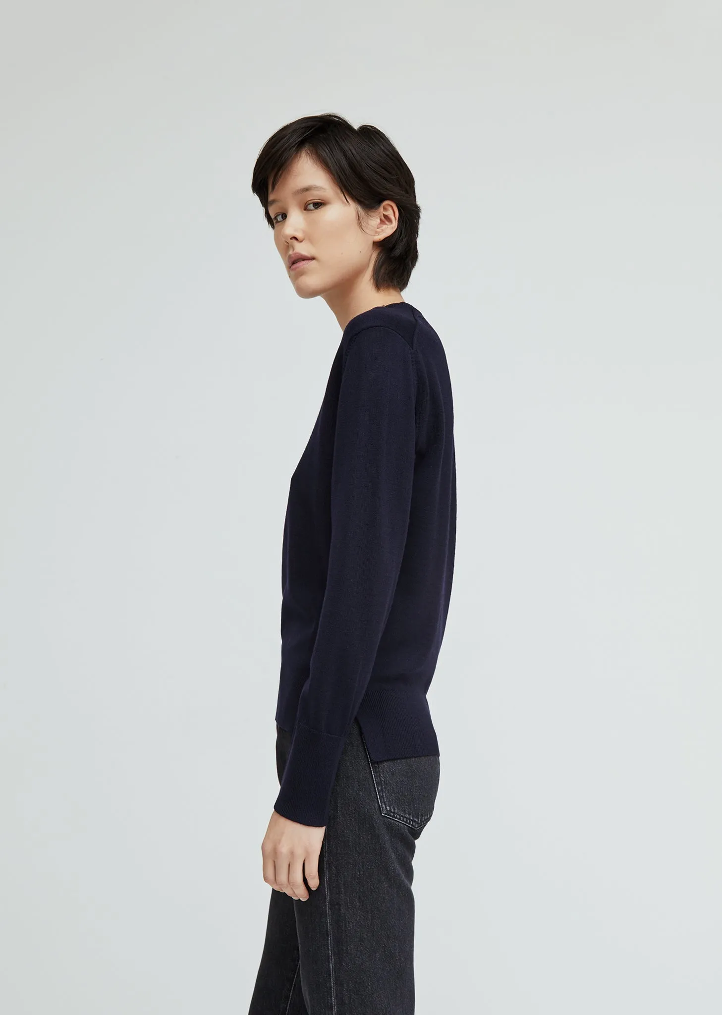 Nina Wool Crewneck Sweater