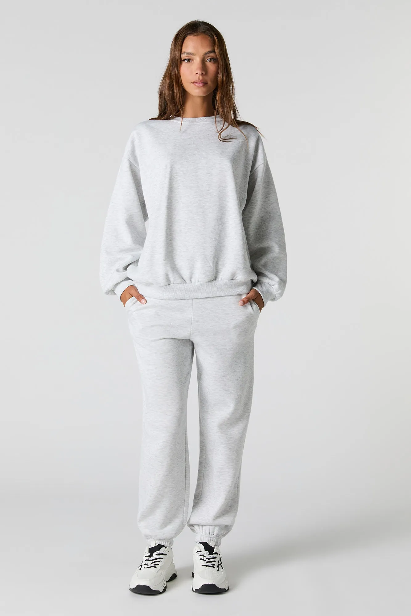 Oversized Fleece Sweatshirt