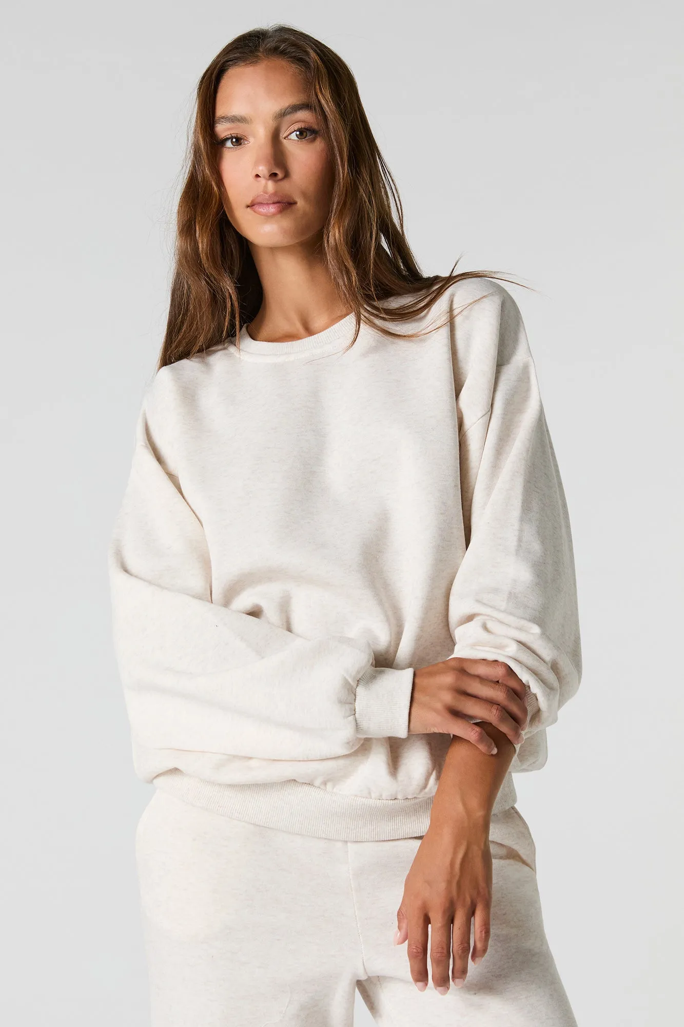 Oversized Fleece Sweatshirt