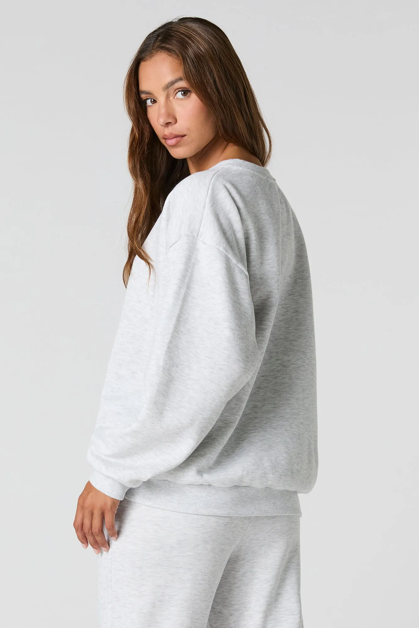 Oversized Fleece Sweatshirt