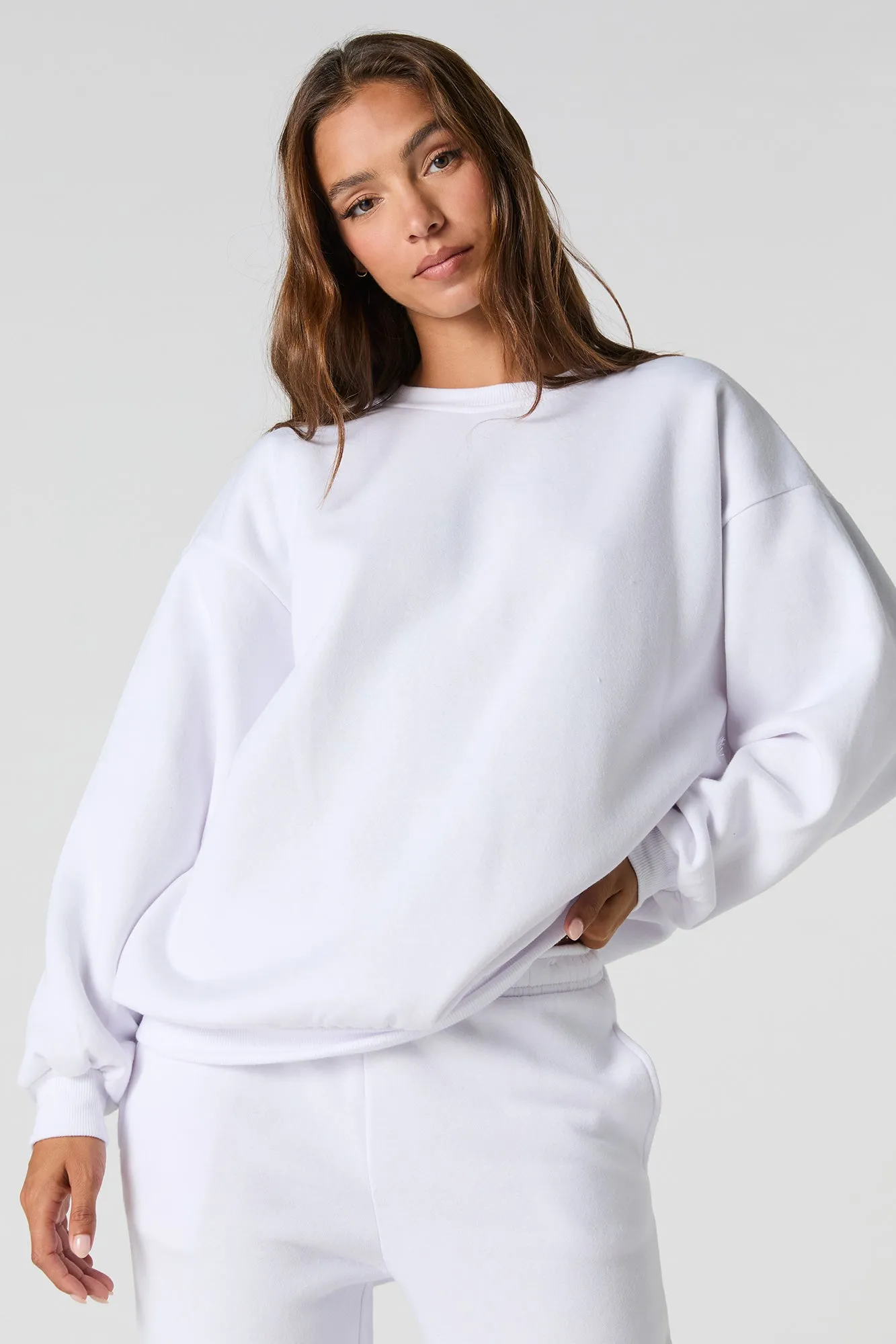 Oversized Fleece Sweatshirt