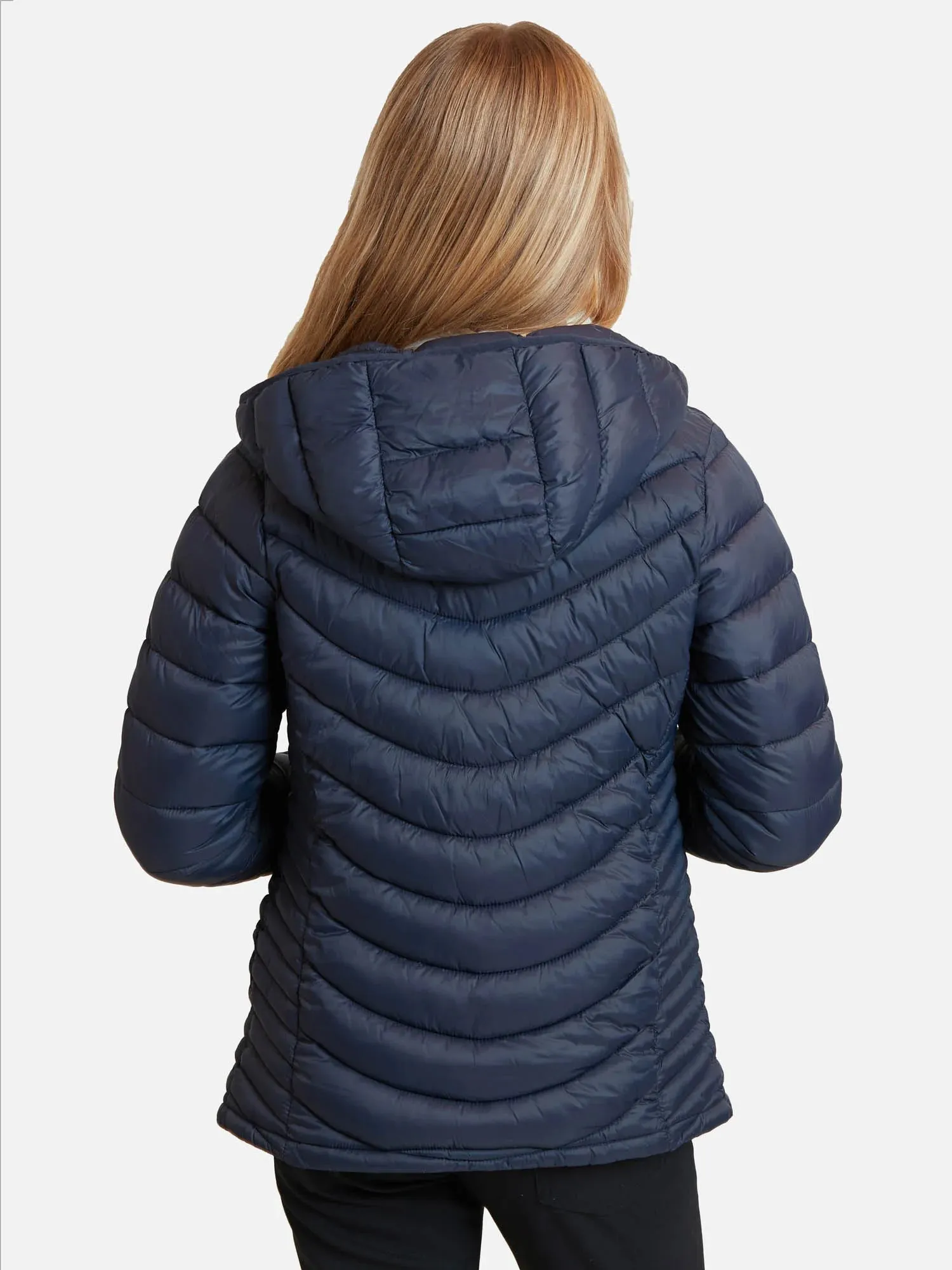 Parka Juvenil Mujer Azul Marina