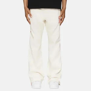 Purple Brand Glyph Antique White Sweatpants