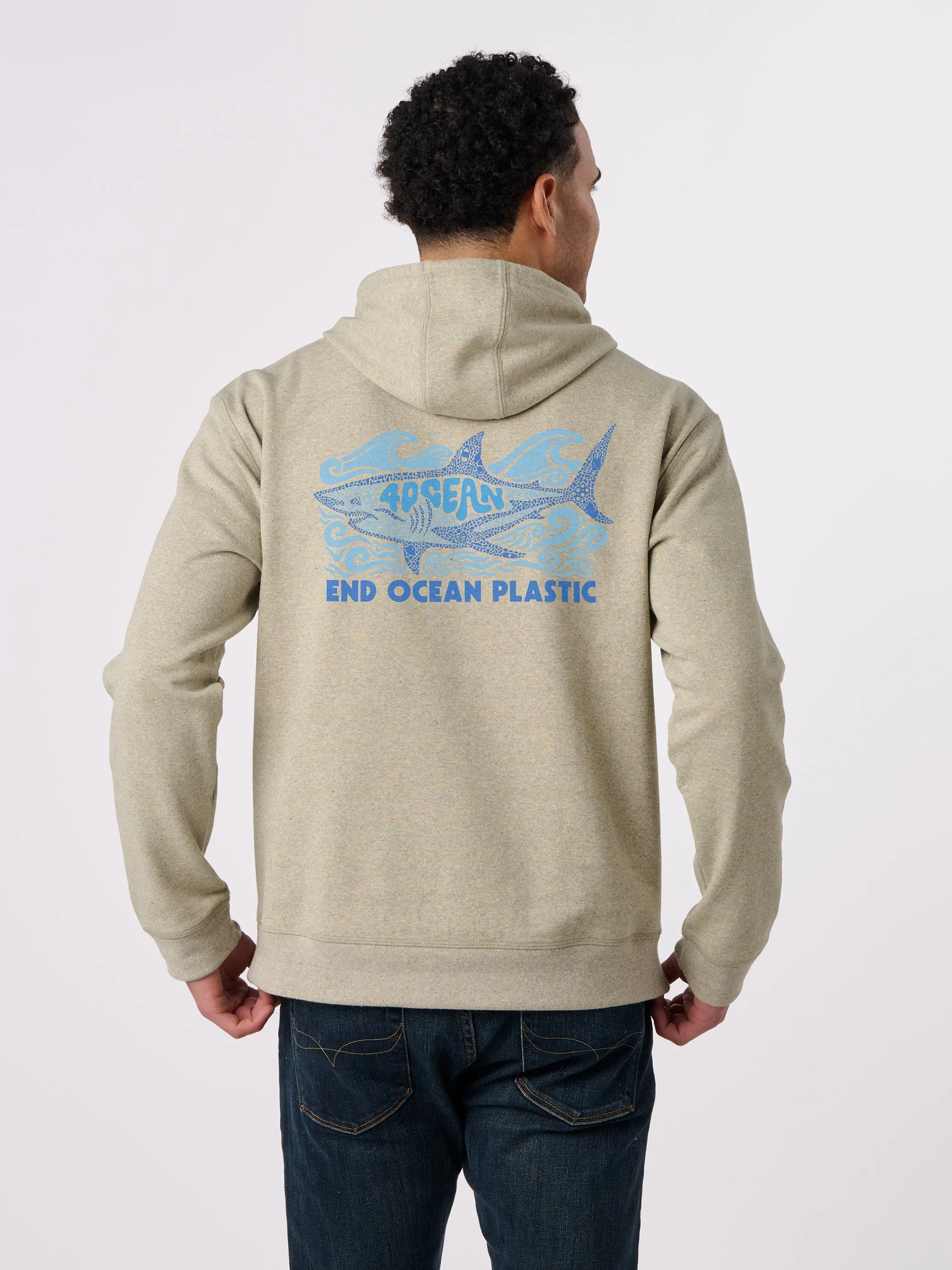 Shark Microplastic Unisex Pullover Hoodie