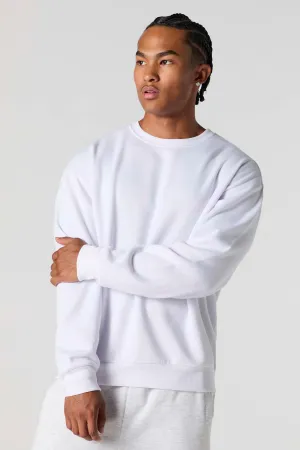 Solid Fleece Sweatshirt