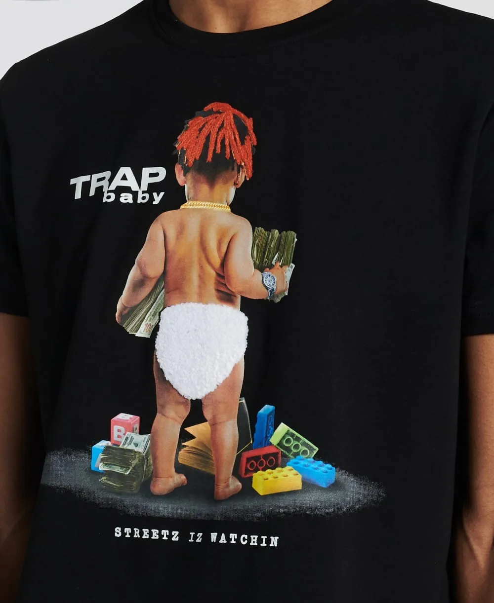 Streetz Iz Watchin Men's Trap Baby T-Shirt