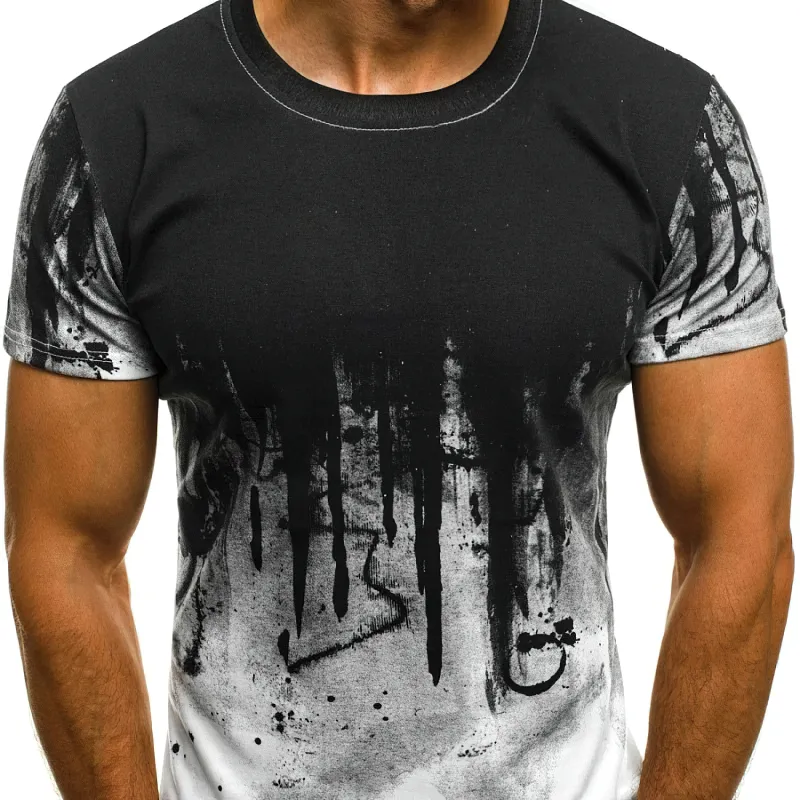 Stylish Rock n Roll T-Shirts / Thin Short-Sleeved Clothing For Men / Graphic Tees