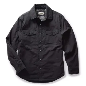 The Lined Maritime Shirt Jacket in Coal