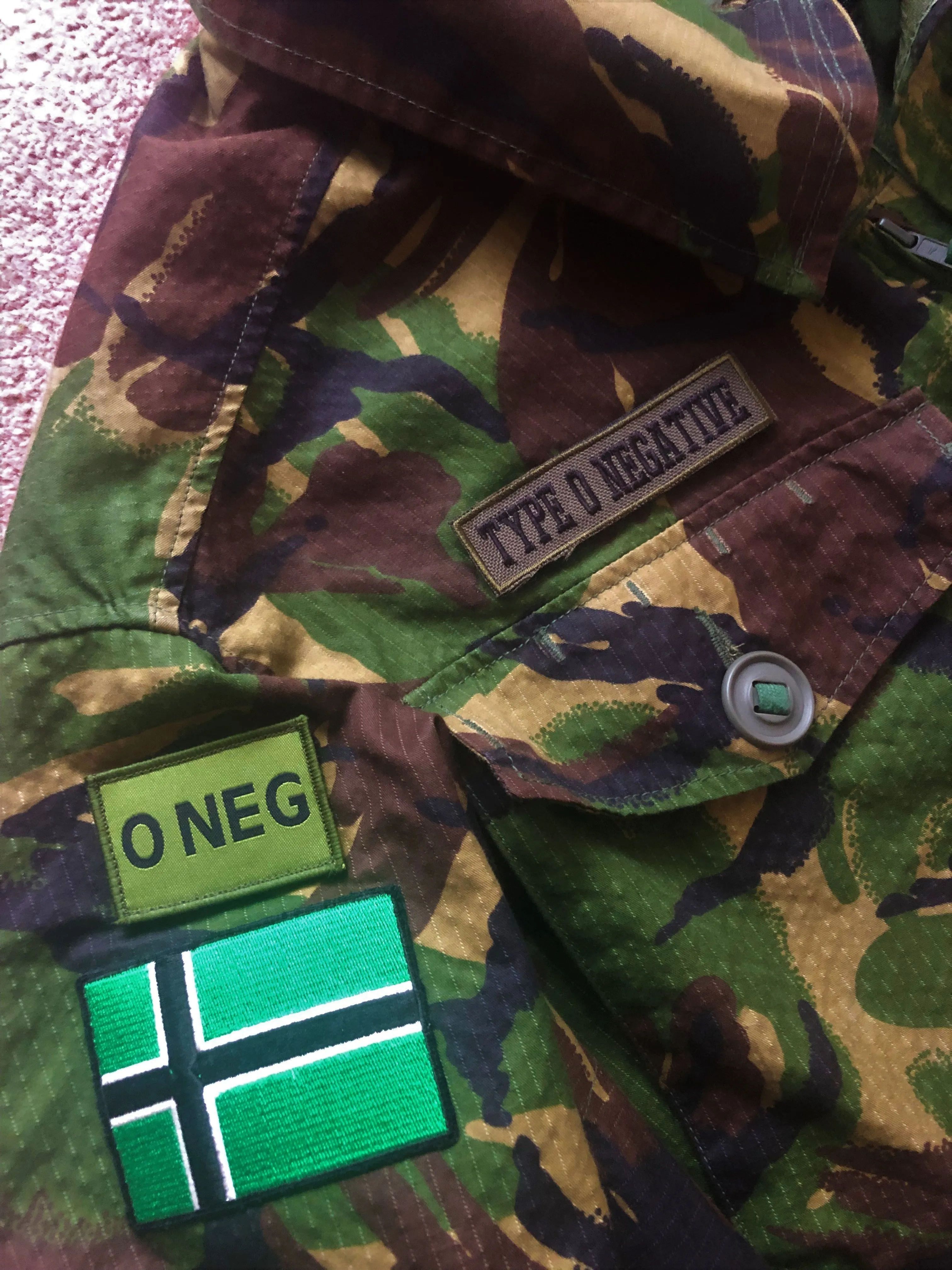 Type O Negative Vinnland Army Camouflage Jacket : Casket Crew Ultimate Edition