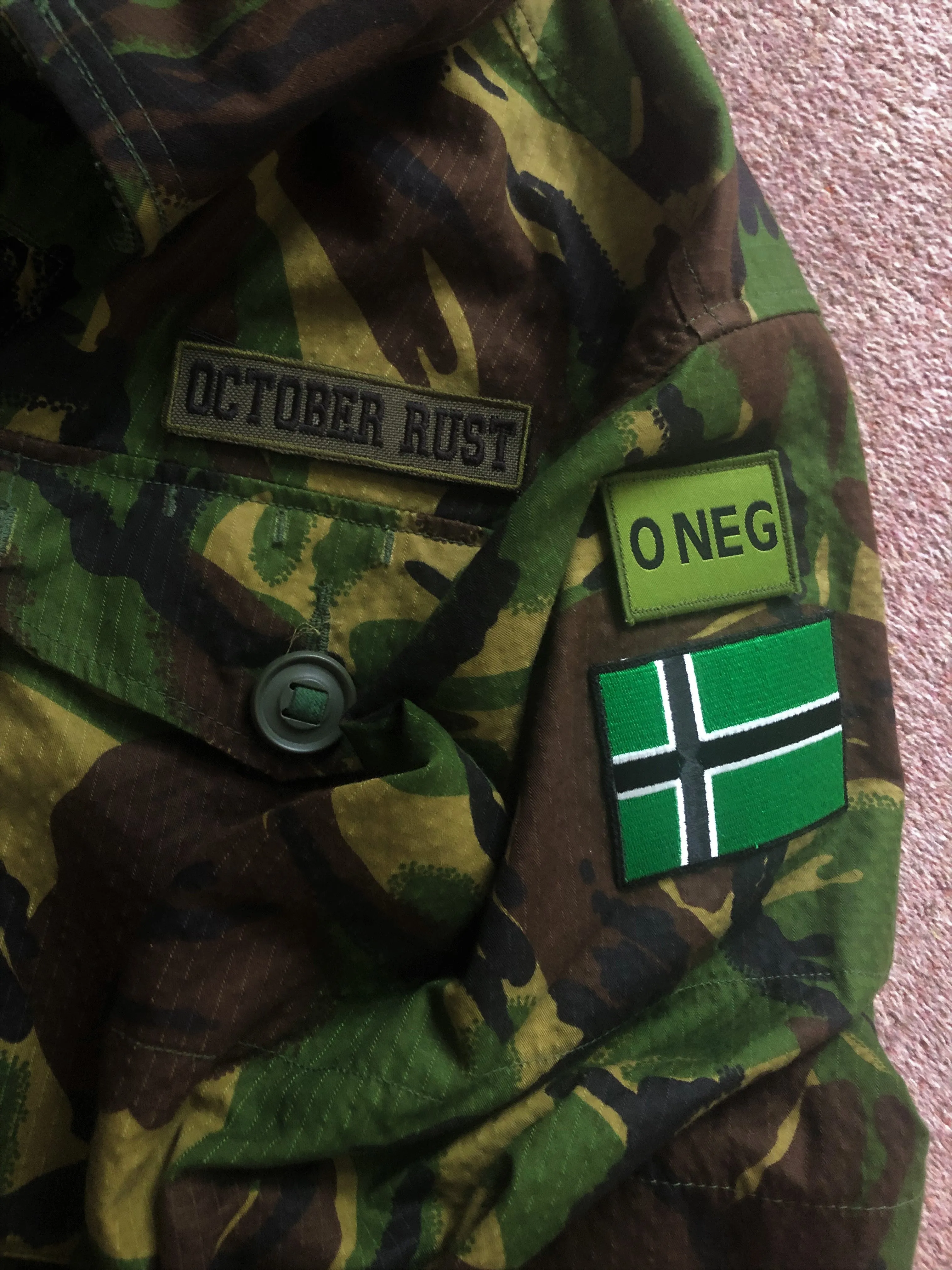 Type O Negative Vinnland Army Camouflage Jacket : Casket Crew Ultimate Edition